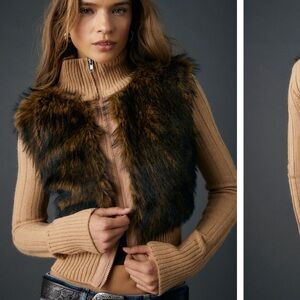 Brand new never worn BDG faux fur sweater
